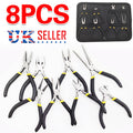 Mini Pliers Set, 8 Piece — Jeweller & Precision