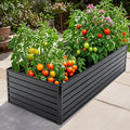 Galvanized Metal Raised Garden Bed (7.2 × 3.6 × 2 ft)