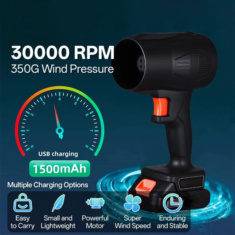 Cordless Leaf Blower, 30,000 RPM